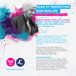 pmm habib muhammad abdullah alaydrus adab of respecting non-muslims prophetic inheritance